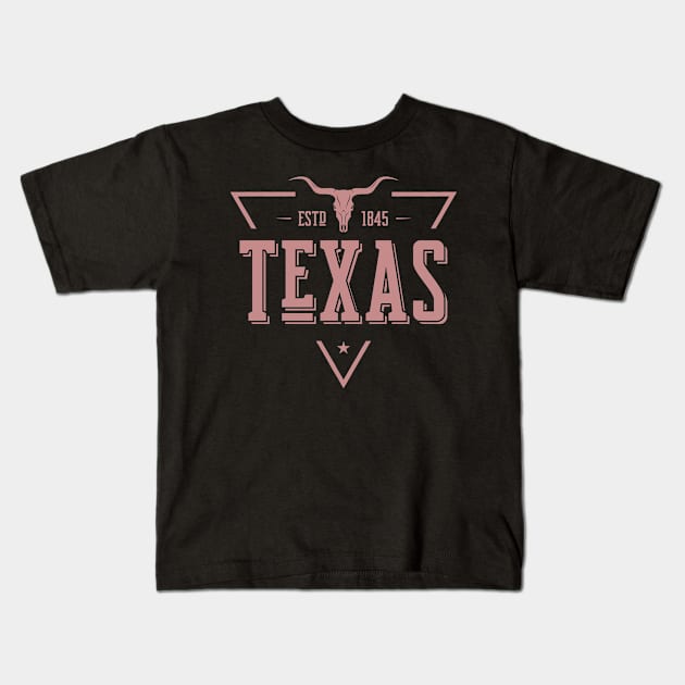 Texas Kids T-Shirt by Teefold